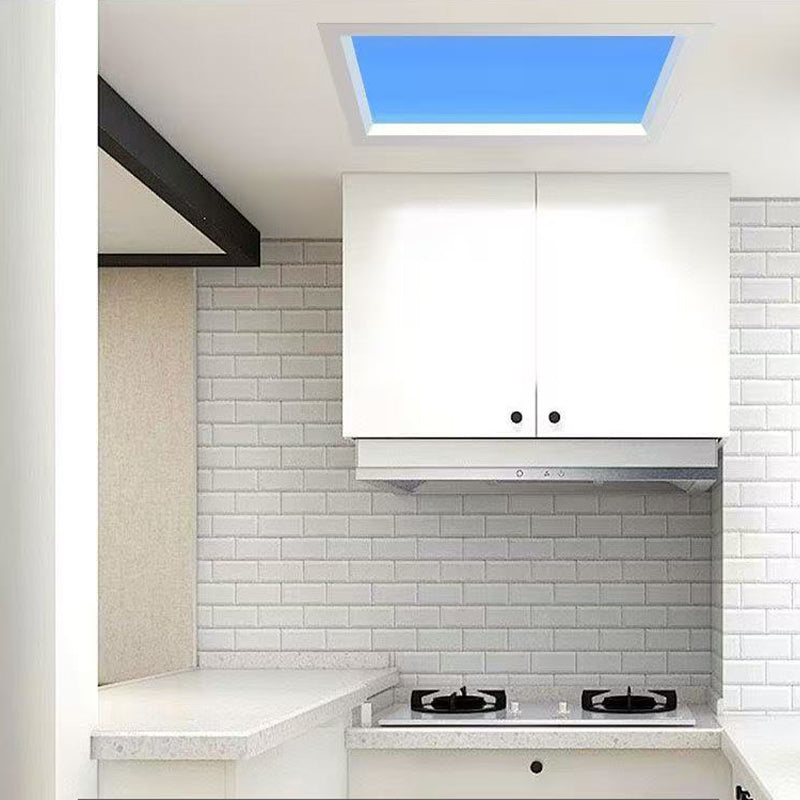 Blue Sky Ceiling Light 11.8", Natural Sky Panel LED Ceiling Lamp for Kids Room, Bathroom, Kitchen, Indoor Home Decor Lighting Fixture