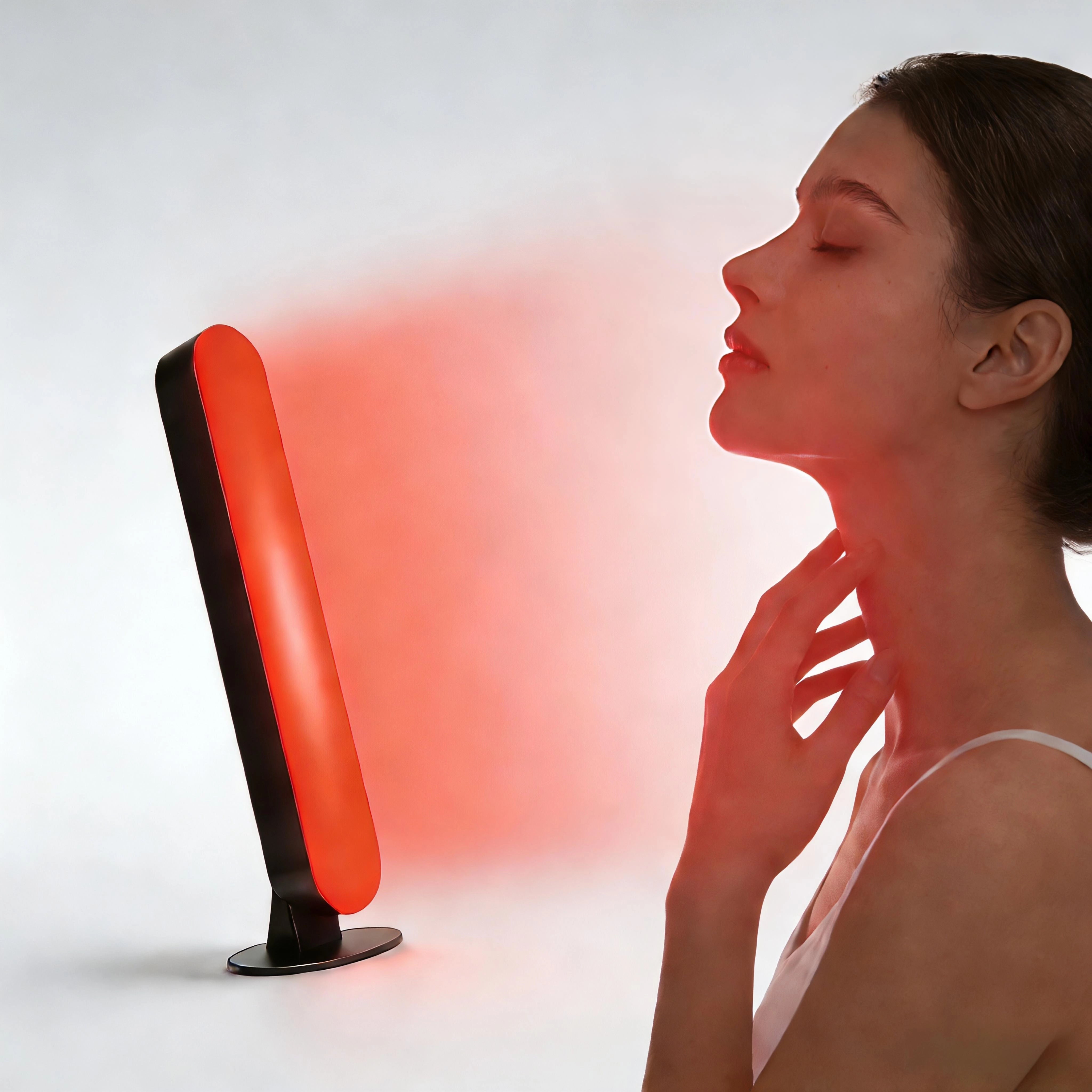 40 LED red light therapy strips, 660nm red and 850nm near-infrared, USB 5V portable panel, suitable for home offices, men, women, athletes, and the elderly.