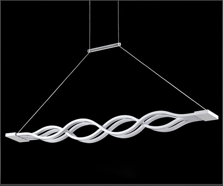 Multiwave LED Nordic Dining Chandelier for Kitchen & Ceiling Lighting