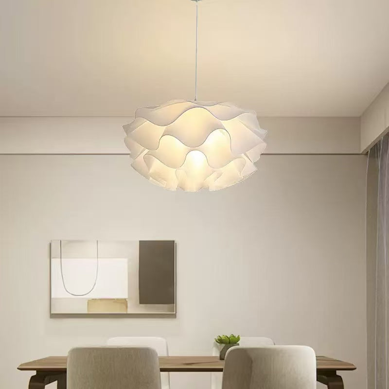 3-Step Dimming Modern Style Acrylic Flower Pendant Lamp , Adjustable Hanging Cord for Bedroom