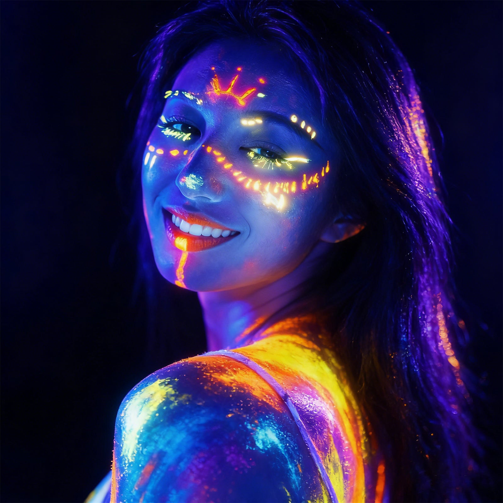 395–400nm UV LED Light, Dual Head Clip On Black Light with 10-Level Dimmable Brightness & 4 Timer Modes, USB Powered Black Lamp for Resin, UV Glue, Gel Nail Polish, Fluorescent Paint Party