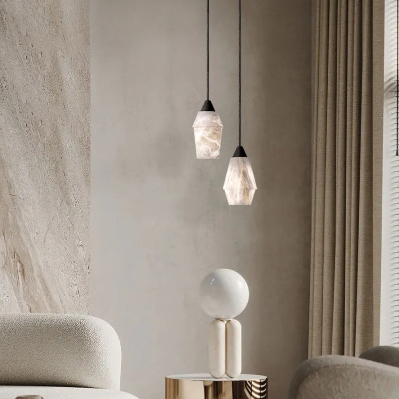Alabaster 1-Light Pendant Light , Ideal for Kitchen Island