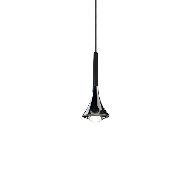 Water Drop Metal LED Nordic Staircase Pendant Light - 1-Light