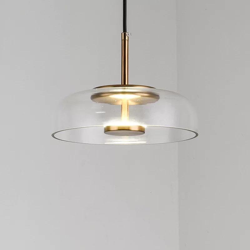 Classic Nordic 1-Light Glass Pendant Lamp – LED Hanging Lighting