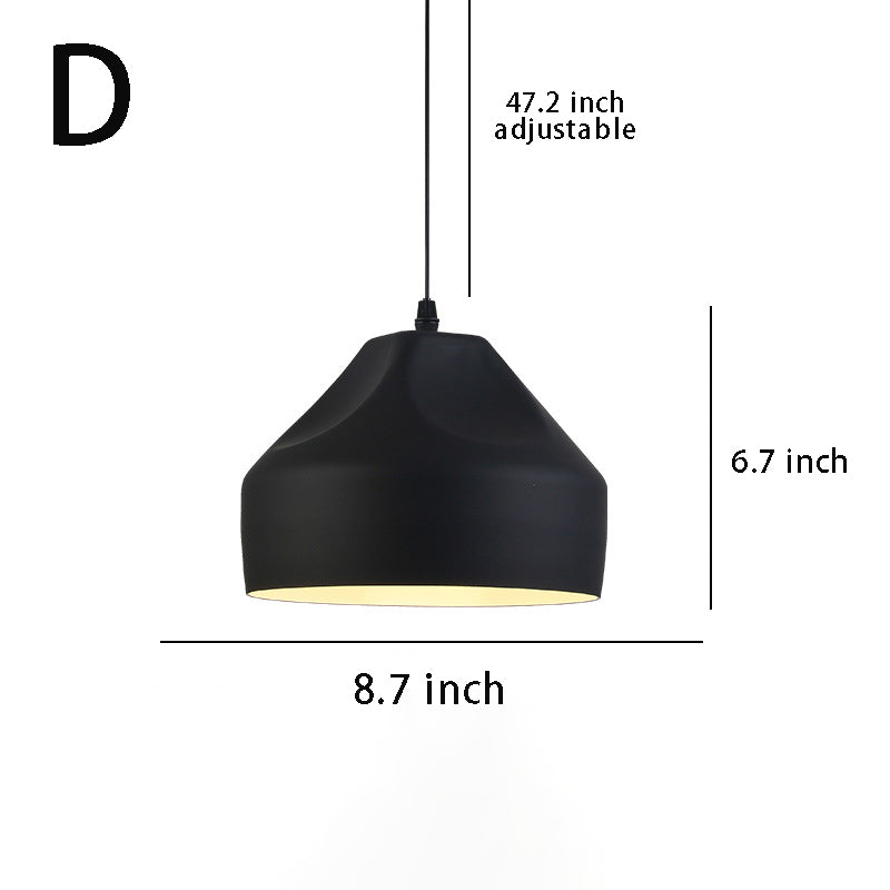 Pleat Box 1-Light LED Pendant Light , Black/White Aluminum Hanging Fixture