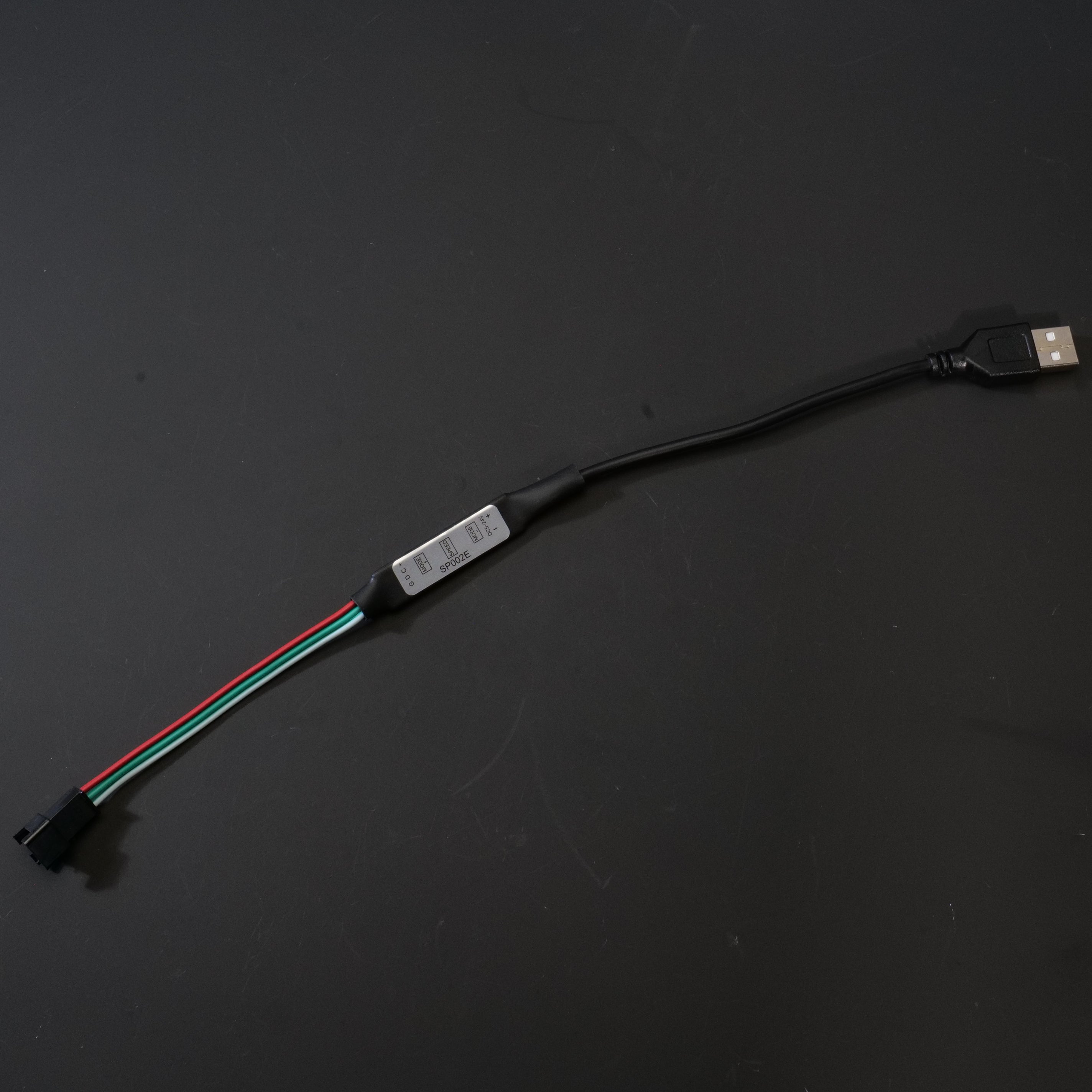 SP621E Mini LED Controller for WS2812B/WS2811 Pixel Strip - USB, 3 Key, Bluetooth Music APP, DC5V-24V