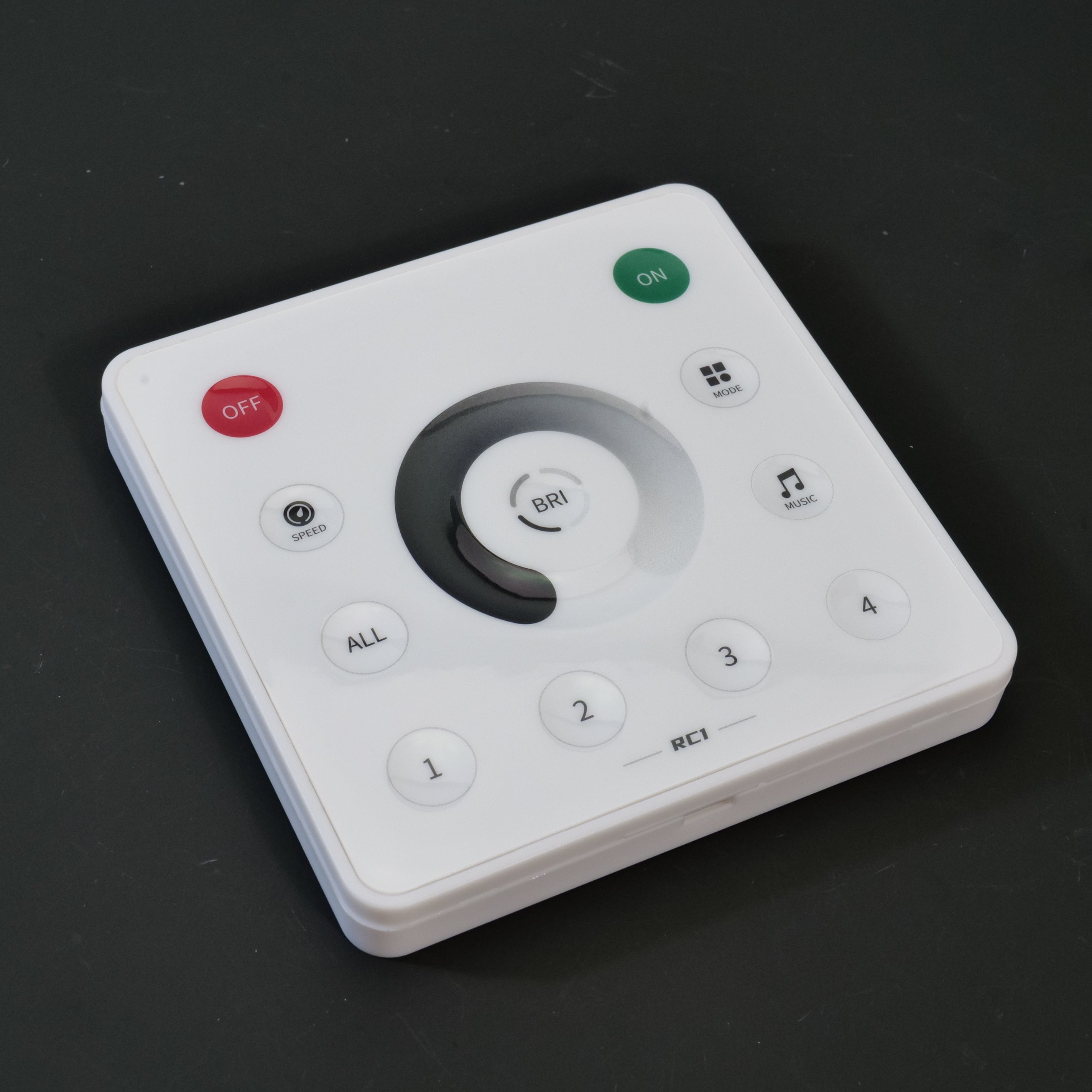 RC1-RC4 2.4GHz Wall Touch LED Remote - SPI PWM for SP63*E Controllers, Compatible with FCOB/DIM/CCT/RGB/RGBW/WS2812B Pixel Strips, 3V